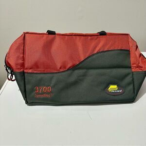 Orange and Gray SpeedBag with Durable Fabric and Rectangular Shape